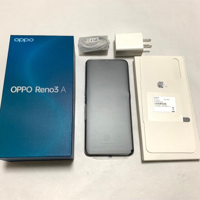 【美品】OPPO Reno3 A ブラック SIMフリー Y!mobile