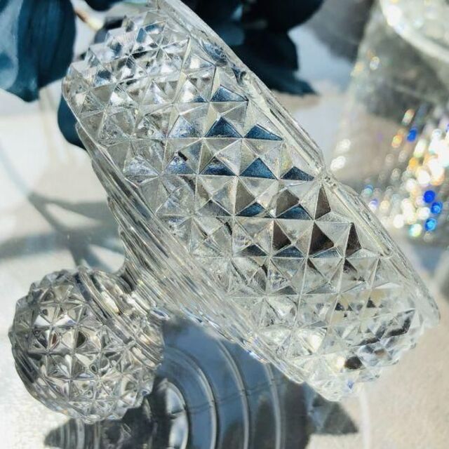 オールド・バカラ 1890年 名品 ディアマン・ビゾー ブロンズ装飾 小物