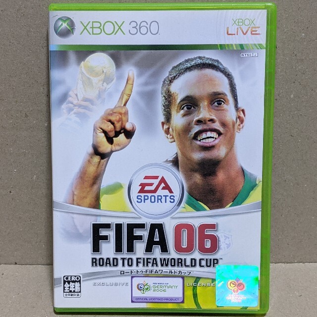 Xbox360(エックスボックス360)のXBOX 360 FIFA 06（日本語版） エンタメ/ホビーのゲームソフト/ゲーム機本体(家庭用ゲームソフト)の商品写真