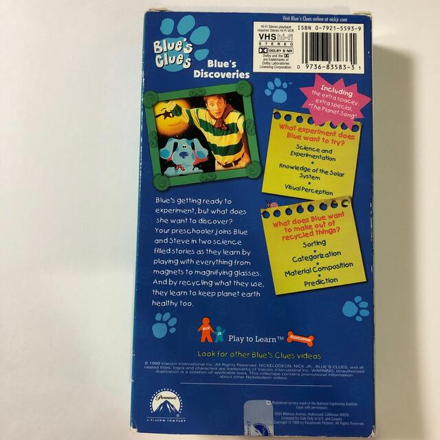 Blue’s Clues 英語ビデオ エンタメ/ホビーのエンタメ その他(その他)の商品写真