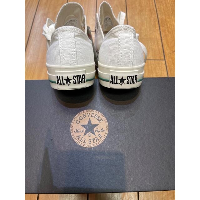 CONVERSE(コンバース)の✨新品✨コンバース　CL スリップ　ホワイト　グリーン　2way スリッポン メンズの靴/シューズ(スニーカー)の商品写真