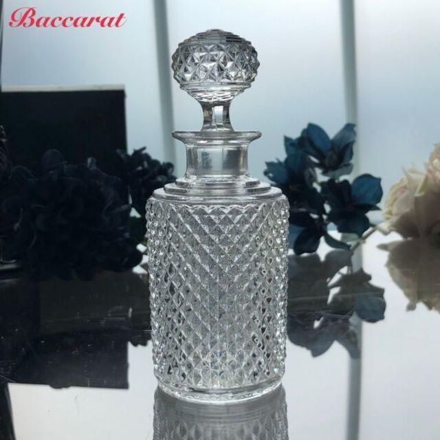 BACCARAT オールドバカラ ディアマンビゾー 香水瓶 クリスタル 刻印有