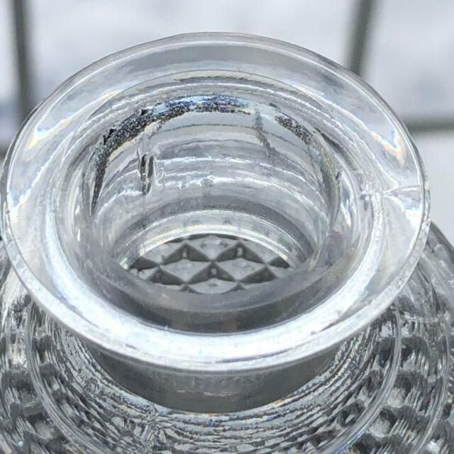 BACCARAT オールドバカラ ディアマンビゾー 香水瓶 クリスタル 刻印有-