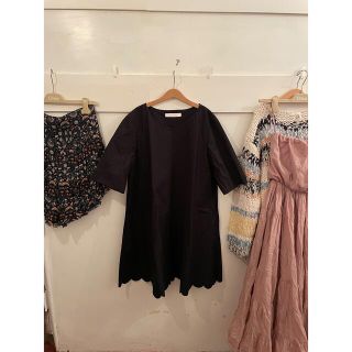 シーバイクロエ(SEE BY CHLOE)のsee by chloe scallop onepiece.(ひざ丈ワンピース)