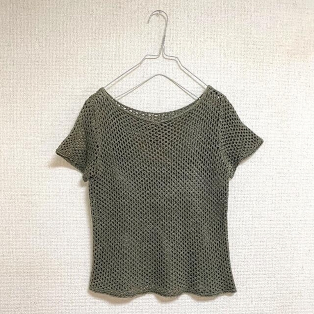 Santa Monica(サンタモニカ)のv neck mesh tops レディースのトップス(Tシャツ(半袖/袖なし))の商品写真