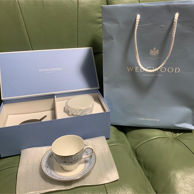 WEDGWOOD アレクサンドラ ティー カップ&ソーサー ペア