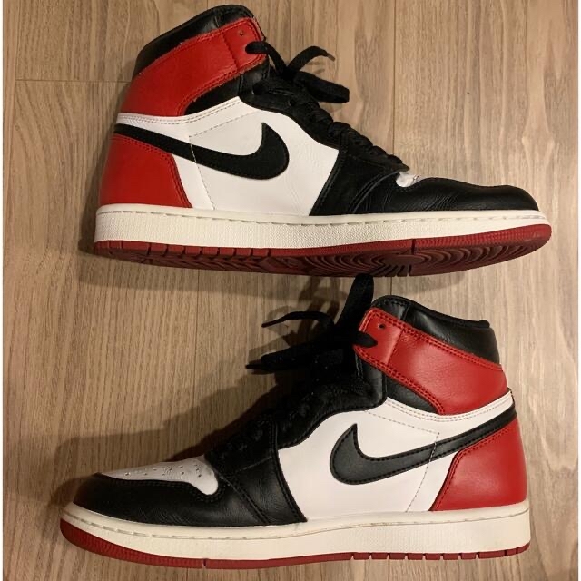 AIR JORDAN 1 RETRO HIGH OG つま黒　2016靴/シューズ