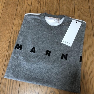 マルニ(Marni)の新品タグ MARNI マルニ バイカラー ロゴ Tシャツ キッズ 12Y S〜M(Tシャツ(半袖/袖なし))