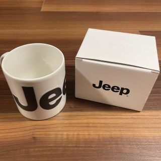 ジープ(Jeep)の※9/25以降発送※ Jeep オフィシャルマグカップ(白) /新品未使用(グラス/カップ)