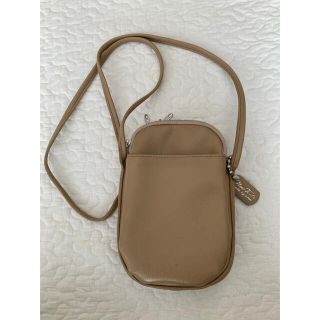 ザラ(ZARA)のお財布スマホショルダーバッグ　ベージュ(ショルダーバッグ)