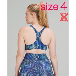 ルルレモン(lululemon)の新品 ルルレモン Wunder Train Bra （ブルー系、サイズ4）(ヨガ)