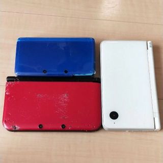ニンテンドー3DS(ニンテンドー3DS)の３DSLL+３DS＋DSiLL 計３台　ジャンク品　本体(携帯用ゲーム機本体)