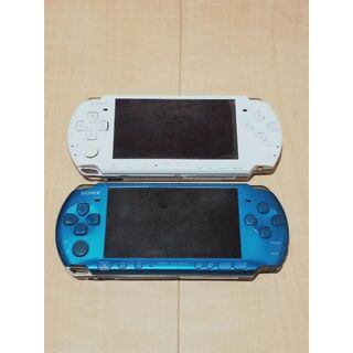プレイステーションポータブル(PlayStation Portable)のPSP3000　本体のみ×２台　ジャンク品(携帯用ゲーム機本体)