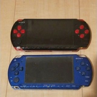 プレイステーションポータブル(PlayStation Portable)のPSP-3000　PSP-2000 計2台　本体のみ　ジャンク品(携帯用ゲーム機本体)