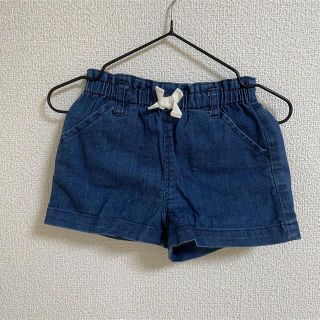 プティマイン(petit main)のpetitmain デニムショートパンツ 80(パンツ)