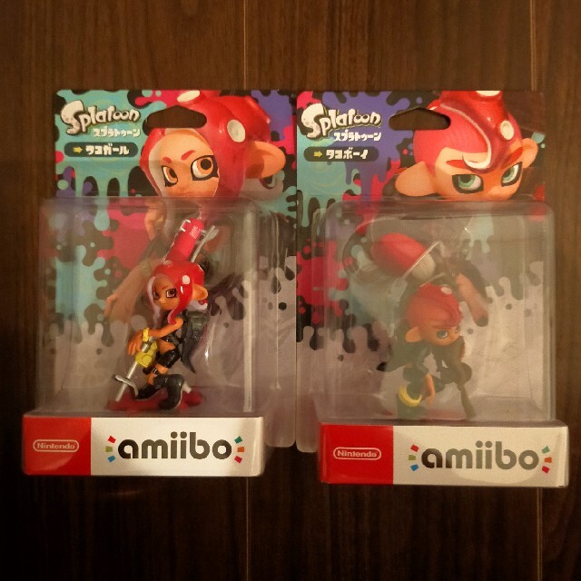 【貴重】amiibo スプラトゥーン 2体セット アミーボ