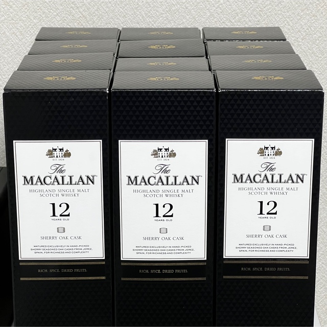 MACALLAN マッカラン12年　シェリーオークカスク　12本