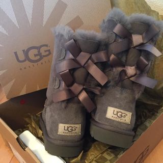 アグ(UGG)の新品♡正規品 UGG ベイリーボウ グレー(ブーツ)