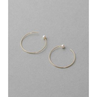 エテ(ete)の値下げ❣️美品❣️ete  ＊フープピアス＊　K10YGパール(ピアス)