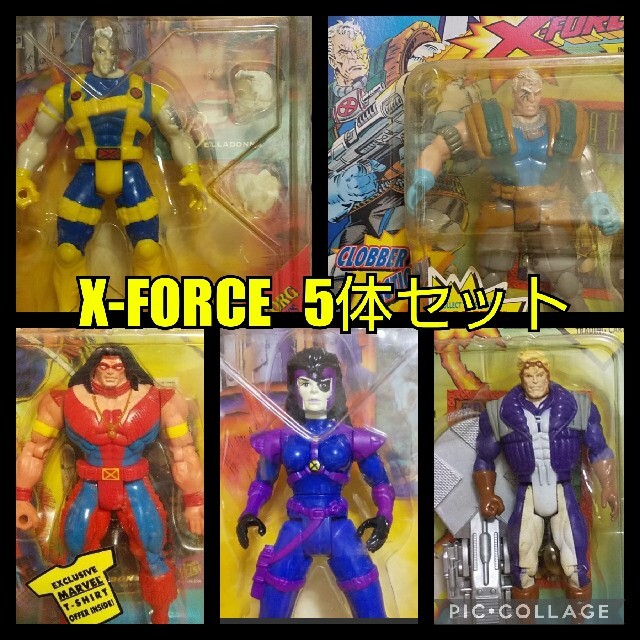 X-FORCE 5体セット / ケーブル、ドミノ、ウォーパス、キャノンボール、