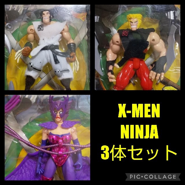 X-MEN NINJA FORCE セット / ウルヴァリン、セイバートゥース、