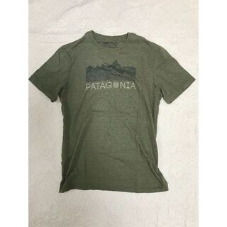 パタゴニア(patagonia)のパタゴニア Tシャツ グリーン Mサイズ patagonia ロゴ(Tシャツ/カットソー(半袖/袖なし))