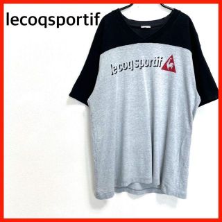 ルコックスポルティフ(le coq sportif)のlecoqsportif/ルコックスポルティフ　プリントTシャツ　グレー　ロゴ(Tシャツ/カットソー(半袖/袖なし))