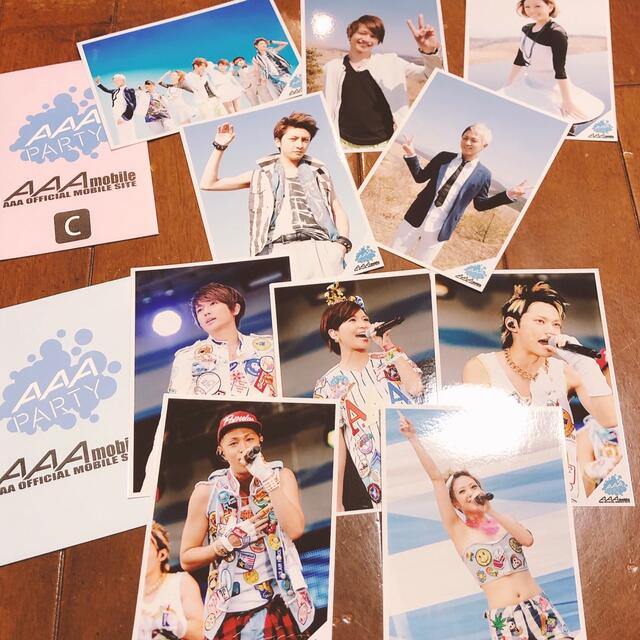 AAA トリプルエー クリアステッカー付フォトアルバム 写真 値段 AAA フォト アイドル
