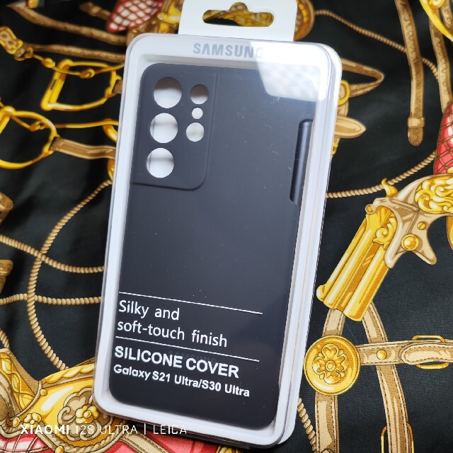 Galaxy(ギャラクシー)のGalaxy S21 Ultra Sペン付き 純正シリコンケース ブラック 新品 スマホ/家電/カメラのスマホアクセサリー(Androidケース)の商品写真