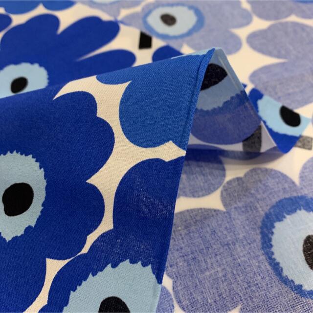 marimekko(マリメッコ)のmarimekko マリメッコ mini UNIKKO カットクロス　ブルー エンタメ/ホビーのアート用品(その他)の商品写真