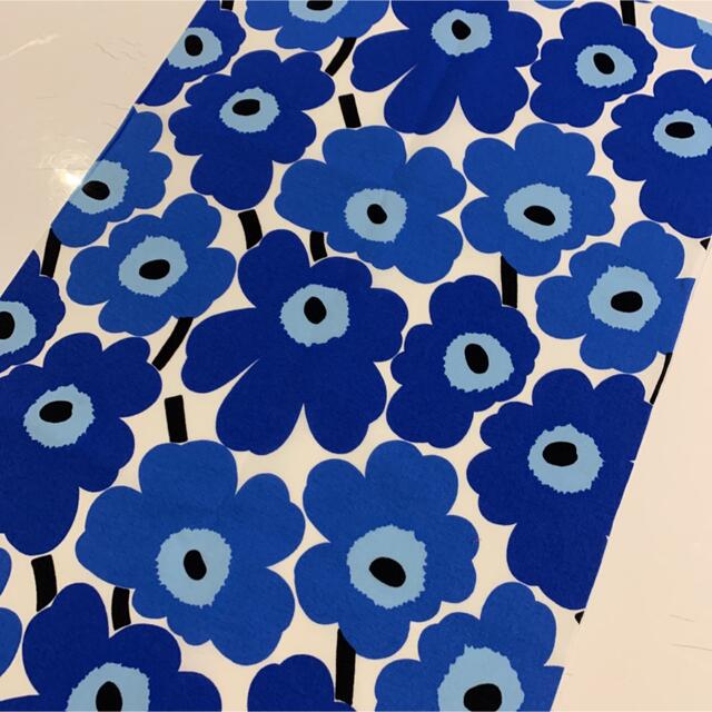 marimekko(マリメッコ)のmarimekko マリメッコ mini UNIKKO カットクロス　ブルー エンタメ/ホビーのアート用品(その他)の商品写真