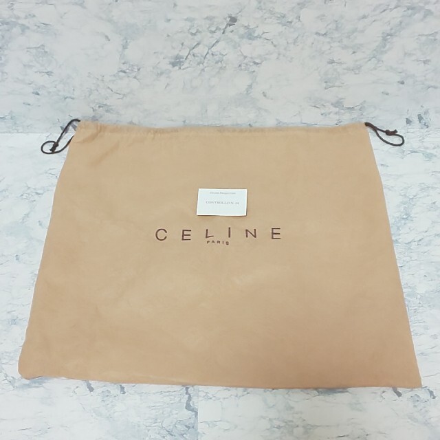 【未使用/極希少】CELINE がま口 コスメポーチ マカダム トリオンフロゴ