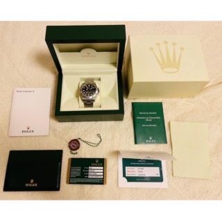 ロレックス(ROLEX)の美品！ロレックス216570エクスプローラーⅡランダム番　日ロレ　OH済み(腕時計(アナログ))