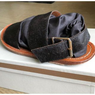 Marni - 【箱付】Marni マルニストラップサンダル 41 ハラコ レアの