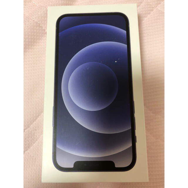 リアル iPhone12 64GB simフリー 未使用 ブラック スマートフォン本体