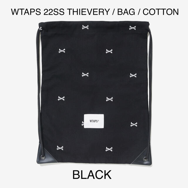 WTAPS 22SS THIEVERY / BAG / COTTON BLACK