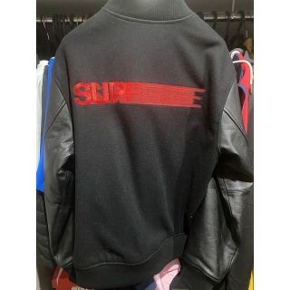 シュプリーム(Supreme)のsupreme motion logo varsity jacket サイズL(スタジャン)