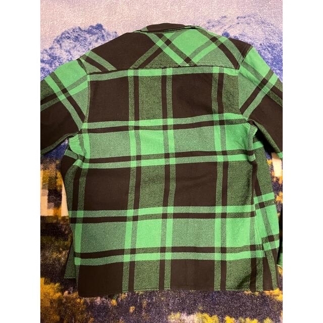 off white フランネルシャツ チェックシャツ ネルシャツ オフホワイト