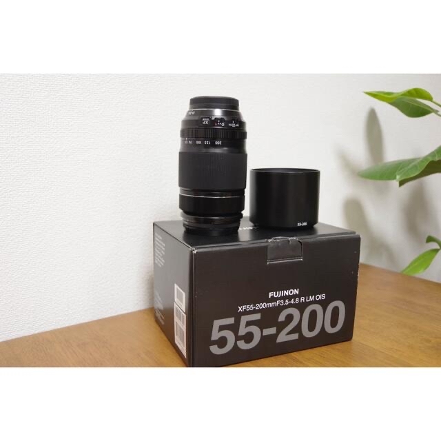 【美品】フジフィルム XF55-200mm F3.5-4.8 フィルター付き