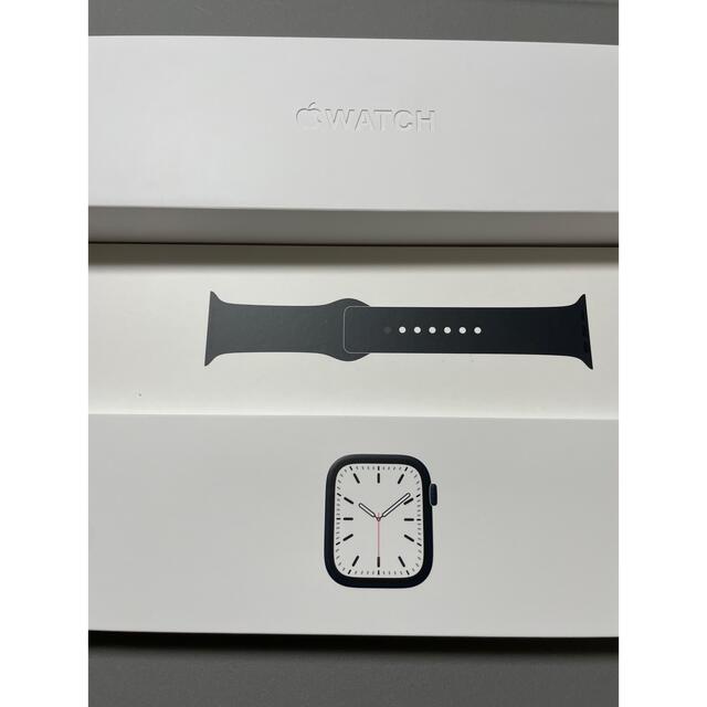 Apple Watch - AppleCare付き　Apple Watch7 45mm  セルラーモデル　黒