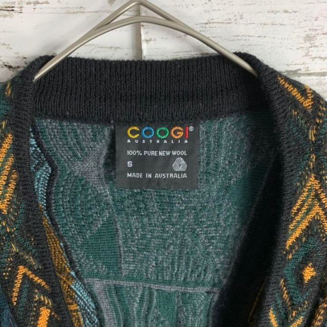 【幻の1点モノ】coogi クージー 立体 3Dカーディガン　希少 即完売モデル メンズのトップス(シャツ)の商品写真