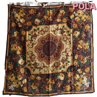 ポーラ(POLA)の大変美品　POLA　特大判の素敵なスカーフ(バンダナ/スカーフ)