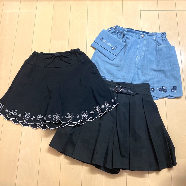 ANNA SUI mini(アナスイミニ)の【ご専用】ANNA SUImini 140.150【極美品】♡3点♡ キッズ/ベビー/マタニティのキッズ服女の子用(90cm~)(スカート)の商品写真