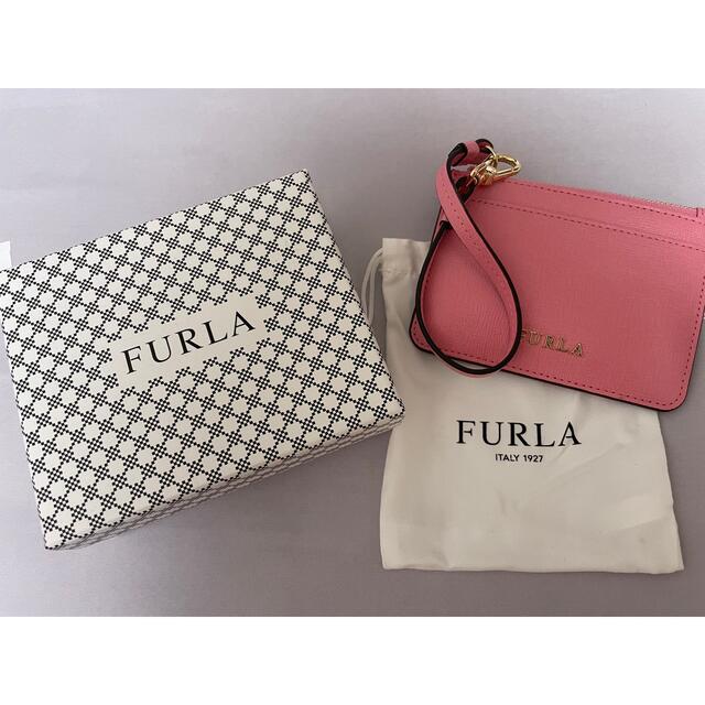 FURLA フルラ IDケース　カードケース　パスホルダー　紺