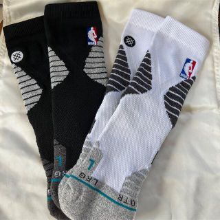 NBA  バスケット STANCE スタンス 2足セット 黒と白(ソックス)