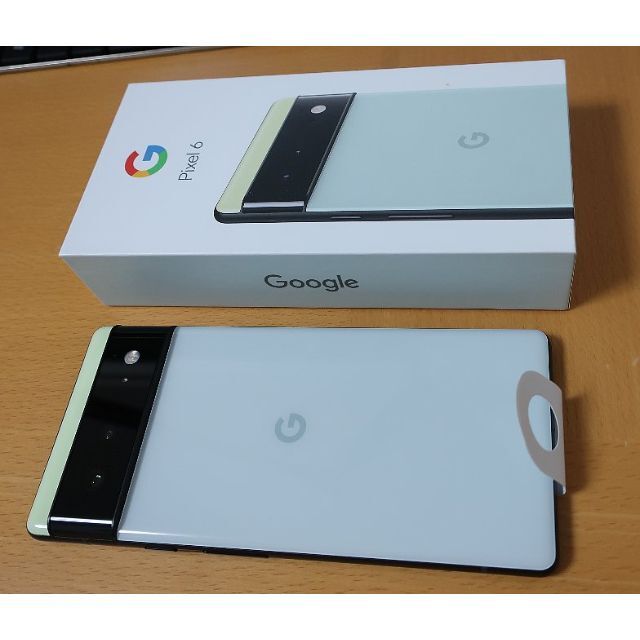 流行 Google Pixel 純正ケース付き 128gb seafoam sorta pixel6 - スマートフォン本体 - cosmos