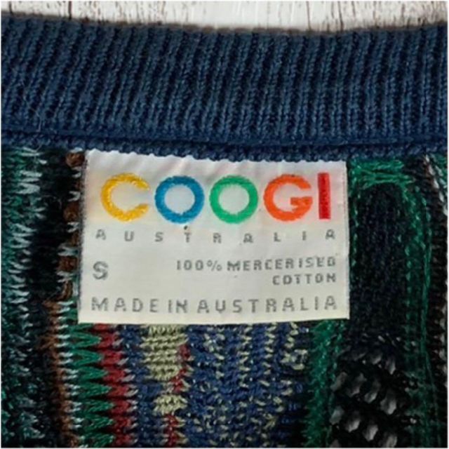 COOGI 【幻の1点モノ】coogi クージー 立体 編込み 3Dニット 即完売モデル