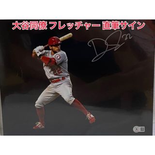 激レア エンゼルス フレッチャー 直筆サイン 写真 Beckett ホログラム