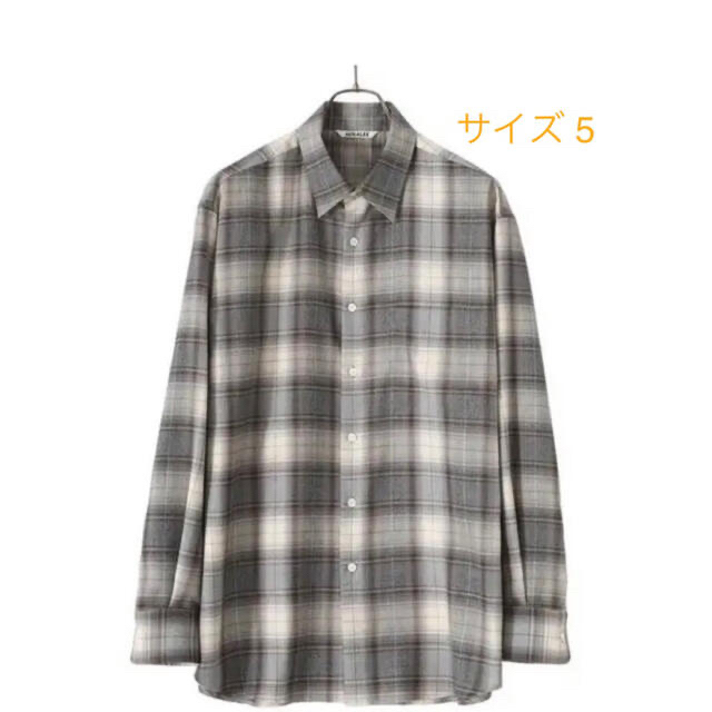 SUPER LIGHT WOOL CHECK SHIRTS 22aw オーラリー