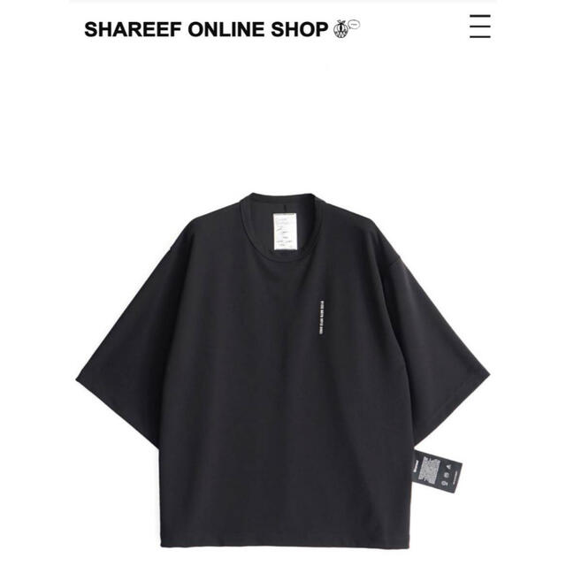 超目玉枠】 SHAREEF GEORGETTE BIG-T JQ Tシャツ+カットソー(半袖+袖なし) 